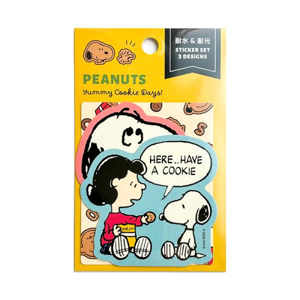 【30%OFF】スヌーピー ステッカーセット 黄 PS26-11 スクエア square PEANUTS キャラクターグッズ かわいい 大人 子供 文房具 ギフト シール 耐水 耐光