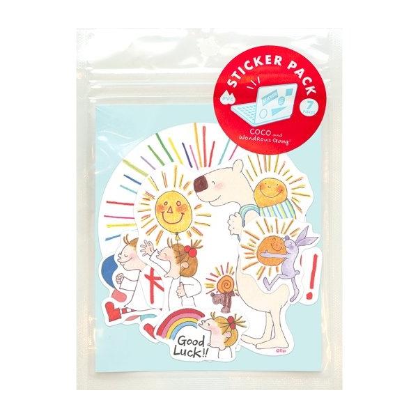 ココちゃん ステッカーパック RYCK-1001 グリーティングライフ 文具