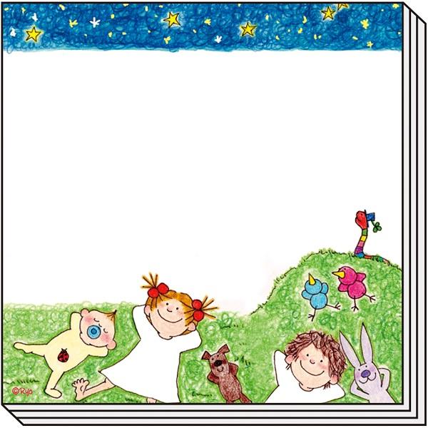 ココちゃん スクエアふせん 夜空 RYPG-1005 グリーティングライフ 文具