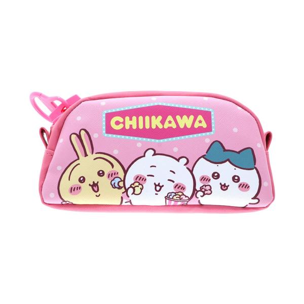 デッカジップペンケース ちいかわ ピンク S1430661 サンスター文具