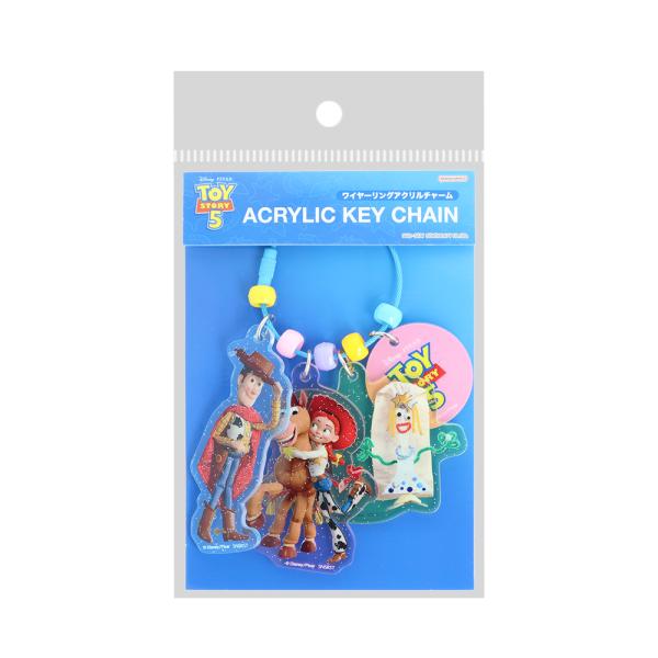 TOYSTORY5 ワイヤーリングアクリルチャーム ウッディ S8352607 トイストーリー サンスター文具 キャラクターグッズ 大人 子供 ピクサー 映画 ディズニー