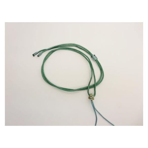 ネックレス紐 グリーン Φ1.8mm×最大65cm 調節可