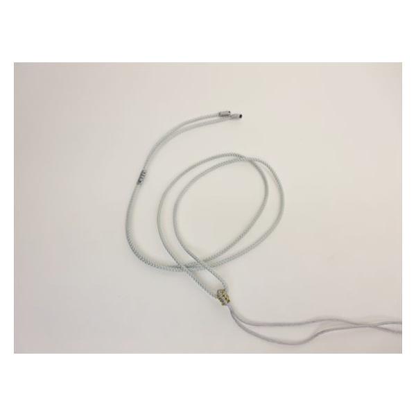 ネックレス紐 ライトグレー Φ1.8mm×最大65cm 調節可