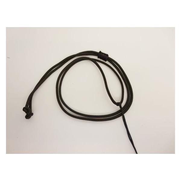 ネックレス紐 ブラウン Φ2mm×最大65cm 調節可