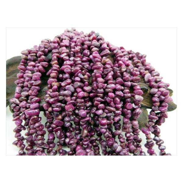 さざれ連売り商品 ルビー 未処理 品質AA 40cm : 天然石のお店Sun