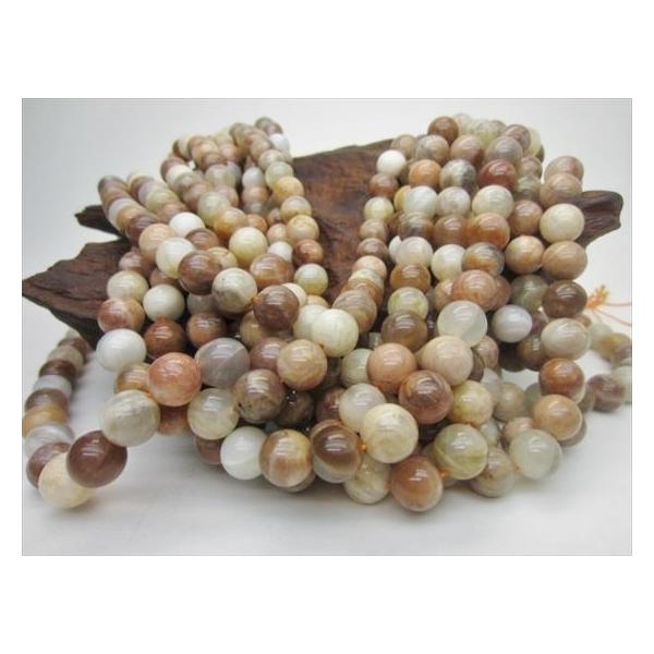 連売り商品 ミックスサンムーンストーン Φ10±0.5mm : 天然石のお店Sun