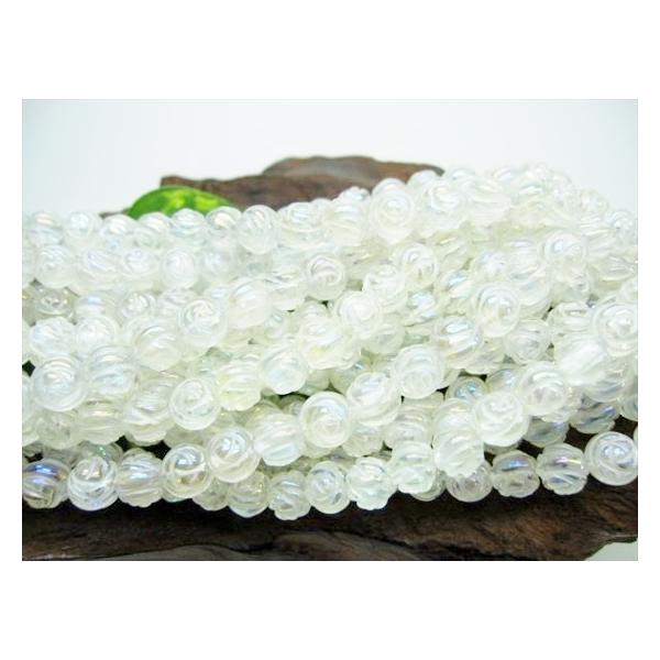連売り商品 アクアオーラ ローズカット 品質AAA Φ8.2±0.2mm