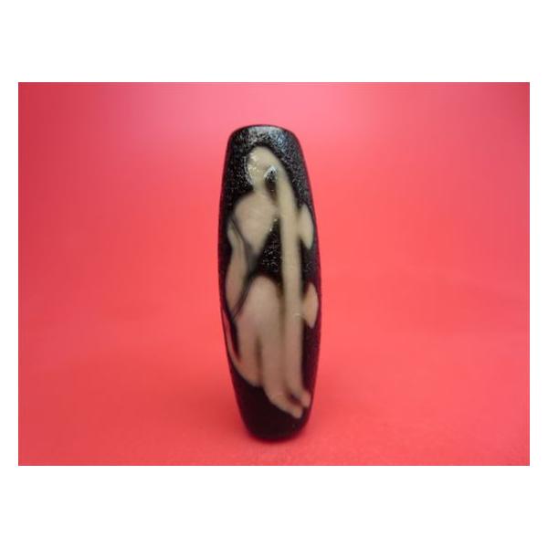 チベット天珠 如意千手観音天珠 如意阿弥陀如来天珠 キリーク 龍鱗加工