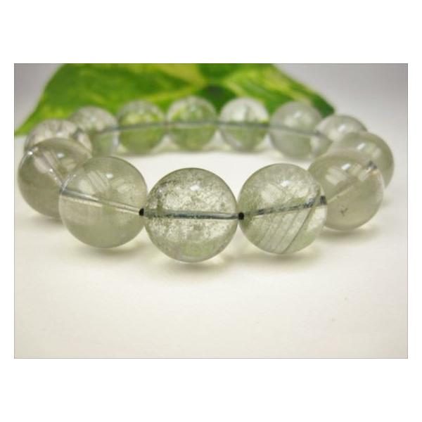 ブレスレット グリーンファントムクォーツ Φ16.5±0.4mm 一点物