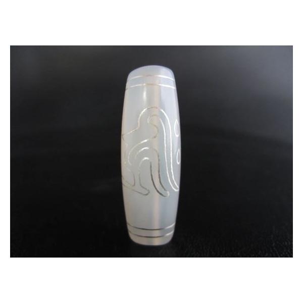 チベット銀線天珠 水蓮花千手観音天珠 水蓮花阿弥陀如来天珠 キリーク