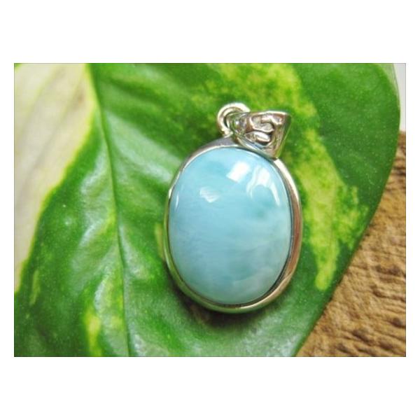 ★天然石 ラリマー A品質 ペンダントトップ （M） ペンダントトップ ラリマー品質AAA3.5g : 天然石のお店Sun