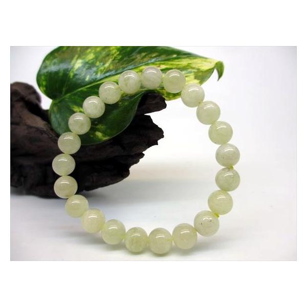 リビアングラス　8.9〜9.2㎜　ブレスレット ブレスレット リビアングラス 16-18g Φ8.7-9mm 鑑別済み