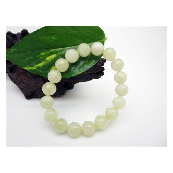 ブレスレット リビアングラス Φ11.2±0.2mm 鑑定済み 一点物 : 天然石の