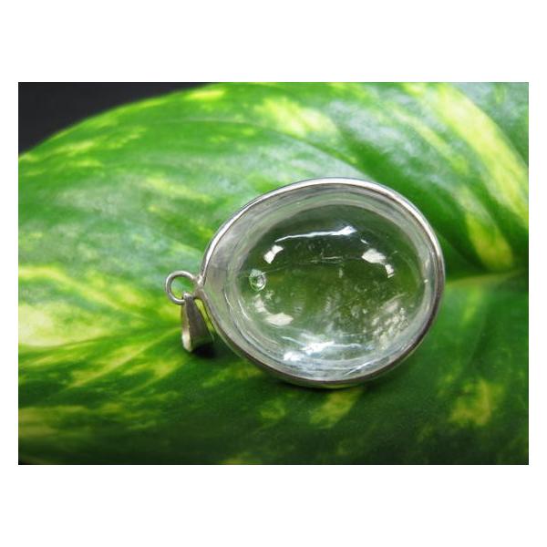 天然石　水入り水晶　ペンダントトップ　指紋入り　大きな気泡⭐️1872 ペンダントトップ】水入り水晶12g【一点物】 : 天然石のお店Sun flower