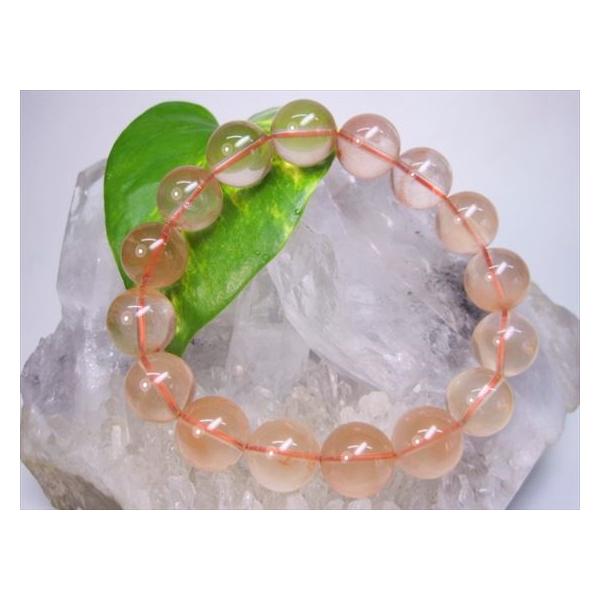 ブレスレット ラビットファーレッドルチル アンフィボールインクォーツ