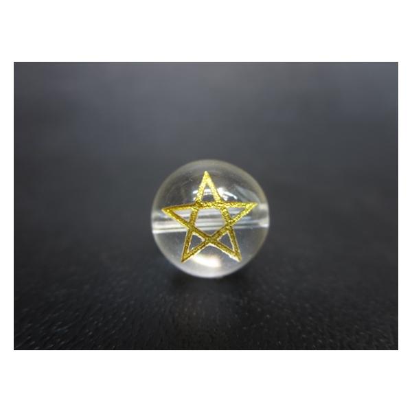 粒売り 五芒星 水晶 Φ12±0.3mm ゴールド : 天然石のお店Sun flower