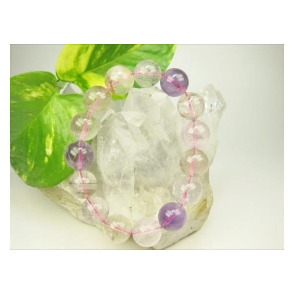 ブレスレット スーパーセブン 品質AA Φ14.5±0.2mm 一点物 : 天然石の