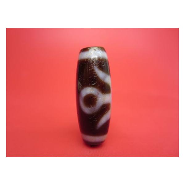 雙貴人紅朱砂天珠 馬蹄痕 一点物 : 天然石のお店Sun flower - 通販