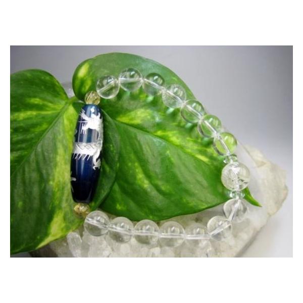 手彫り白めのう金龍神天珠さま！すんごい！ 手彫り白めのう金龍神天珠