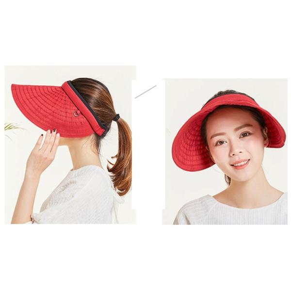 サンバイザー つば広 帽子 レディース 夏 ハット Uvカット帽子 Uvケア 日焼け止め対策 登山 ゴルフ 海辺 通学 通勤 ゴルフ 農作業 おしゃれな夏帽子 Buyee Buyee Jasa Perwakilan Pembelian Barang Online Di Jepang