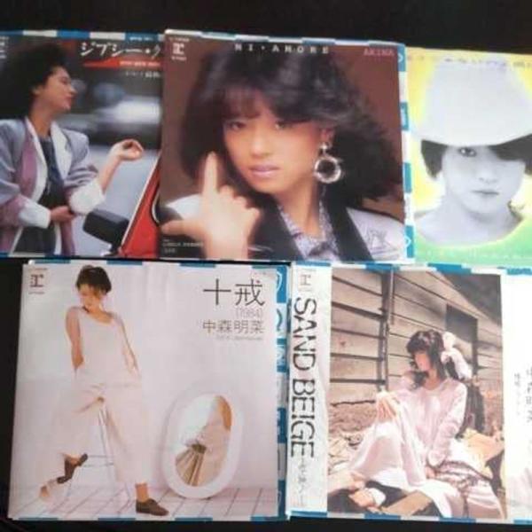 中森明菜 シングルレコード ５枚 ソロ 歌手 :20220601210354-00700