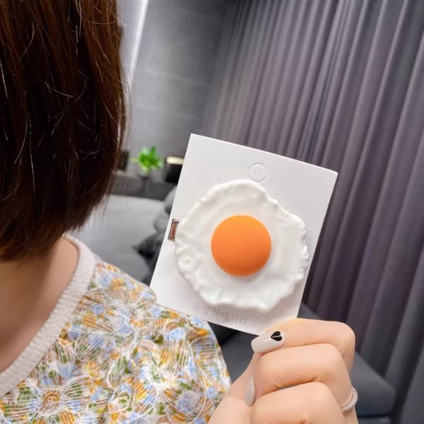 ヘアーアクセサリー ヘアーピン かわいい 面白い 食品  目玉焼き SNS 映え tiktok インスタ 撮影 イベン ト動画 イベント  学生 個性的 プレゼント