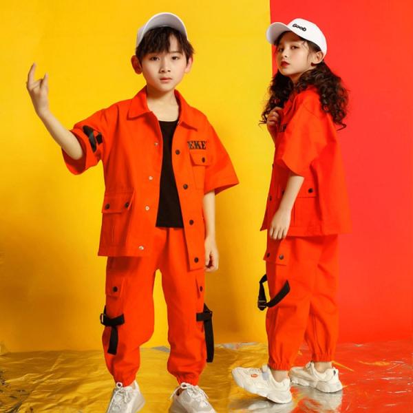 キッズダンス衣装 ヒップホップ キッズ ダンス衣装  HIPHOP ガールズ 子供 ダンストップス パンツ デニム ズボン ジャズダンス 練習着 練習着