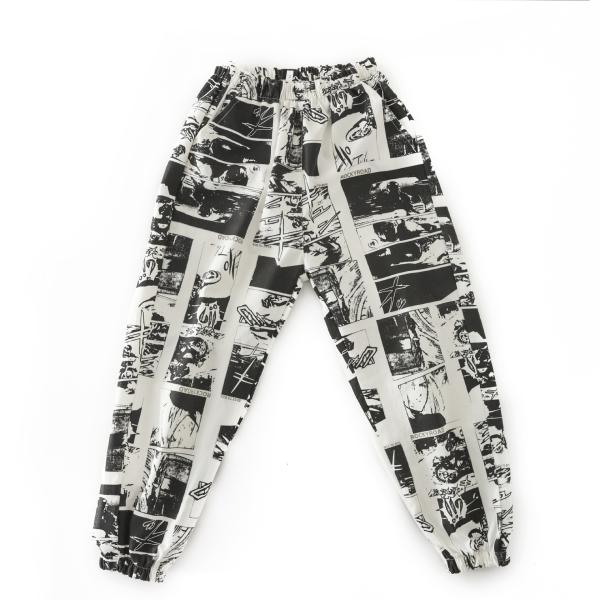 視線を集めるおしゃれなパンツウエストは総ゴムでらくちん、履きやすい普段着として、ダンスの衣装として、練習着としておすすめ素材：綿生産国：中国パンツサイズ/パンツ丈/ウエスト140サイズ/80cm/50cm150サイズ/84cm/51cm16...