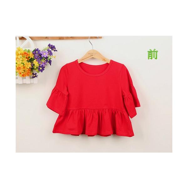 子供服 Tシャツ 女の子 半袖tシャツ キッズ服 赤 レッド フリルシャツ 可愛い 90cm 100cm 110cm 1cm 130cm 140cm 150cm 160cm Buyee Buyee Japanese Proxy Service Buy From Japan Bot Online