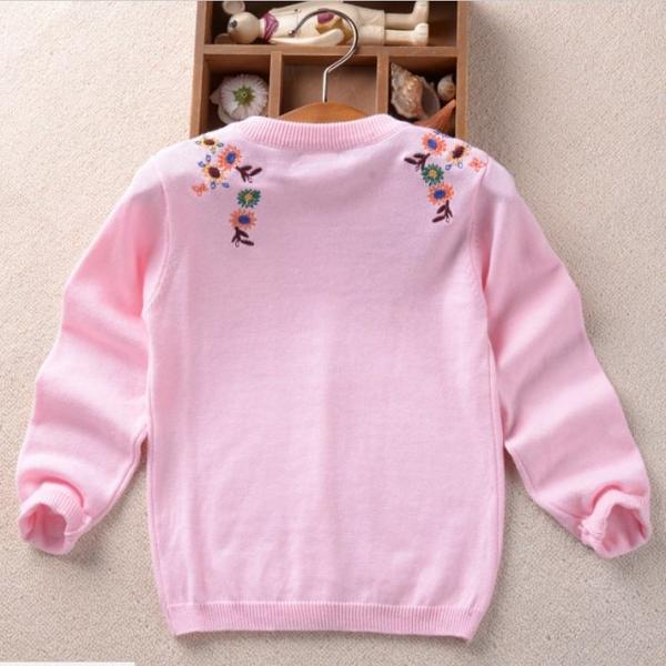 女の子 カーディガン 子供服 キッズ服 子供カーディガン ニット 刺繍