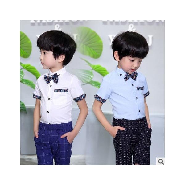 男の子 半袖シャツ 子供服 キッズ フォーマルシャツ 白 ブルー 蝶ネクタイ付 入園式 卒園式 入学式 卒業式 結婚式 発表会 90 100 110 1 130 140 150cm Buyee Buyee Japanese Proxy Service Buy From Japan Bot Online