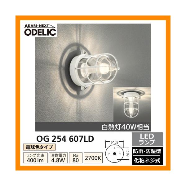 ODELIC（オーデリック） LED 照明 LED ポーチライト OG 254 607LD LED