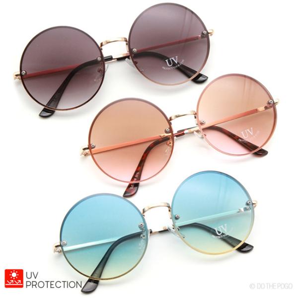 ラウンドサングラス バックリム グラデーションレンズ 大きな丸 Uvカット ビッグフレーム レディース メンズ ファッション おしゃれ かわいい Buyee Buyee 提供一站式最全面最專業現地yahoo Japan拍賣代bid代拍代購服務 Bot Online