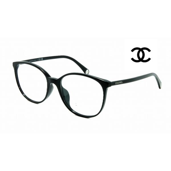 めがね メガネ CHANELシャネル眼鏡フレーム CH3432-C501 (53SIZE) ブラックフレーム メンズ レディス 海外直輸入品 あすつく