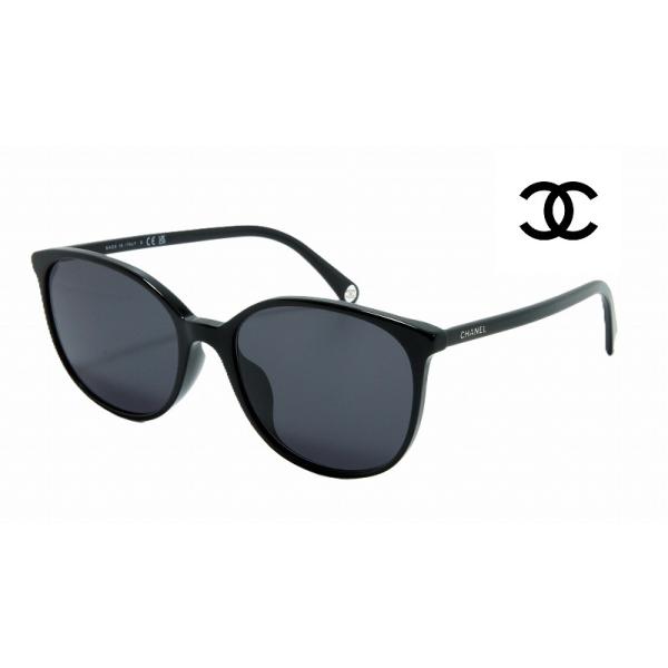 めがね メガネ CHANELシャネル カスタム サングラス CH3432-C501 (53SIZE) SUPER BLACK 可視光線透過率10％ メンズ レディス 海外直輸入フレームにCRレンズ装着
