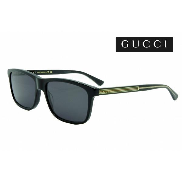 サングラス GUCCI グッチカスタムサングラス GG0384O-004 (57SIZE) BLACK POLARIZED 偏光レンズ 可視光線透過率15％  メンズ レディス海外直輸入品 あすつく