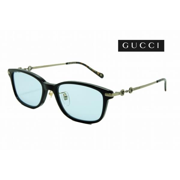サングラス GUCCI グッチ カスタム サングラス GG1129oj-001 (52SIZE) BLUE 可視光線透過率75％メンズ レディス グッチ国内正規品にCRレンズ装着 あすつく