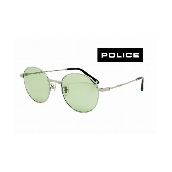 ポリス POLICE カスタムサングラス SPLA64J-S11X MOSS GREEN 丸めがね ラウンドサングラス メンズレディス国内正規品 あすつく国内正規品