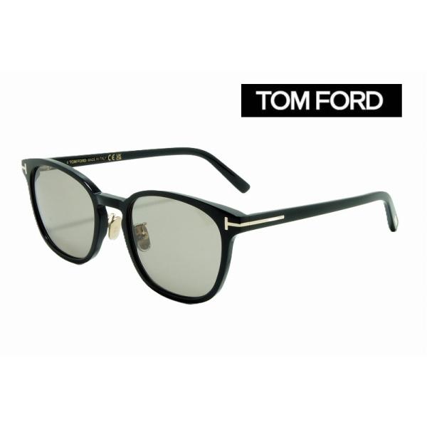 TOMFORD トムフォード カスタム サングラス TF5997KB-001(51SIZE) SMOKE POLA偏光 可視光線透過率50％  アジアンフィット メンズ レディス 輸入品にCRレンズ装着