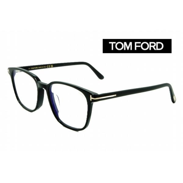 めがね メガネ TOMFORD トムフォード 眼鏡フレーム TF6156KB-001(52SIZE) ブルーライトカットレンズ メンズ レディス 海外直輸入品 PCメガネ 伊達メガネ