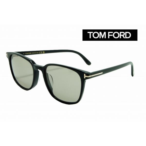 TOMFORD トムフォード カスタム サングラス TF6156KB-001(52SIZE) SMOKE POLA偏光 可視光線透過率50％  アジアンフィット メンズ レディス 輸入品にCRレンズ装着