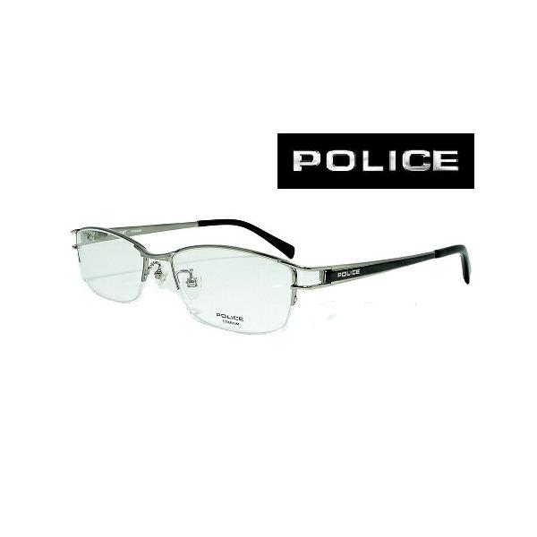 POLICE 眼鏡フレーム VPL174J-568 チタン メンズ レディス あすつく国内正規品
