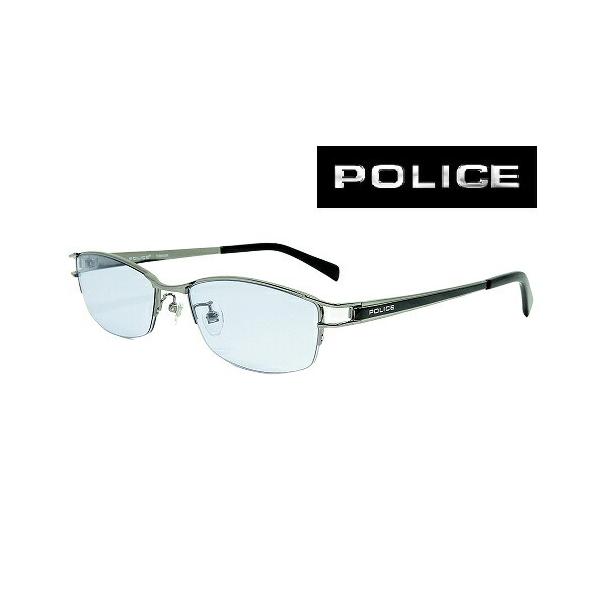 POLICE カスタムサングラス VPL174J-568 BLUE チタン メンズ レディス あすつく国内正規品
