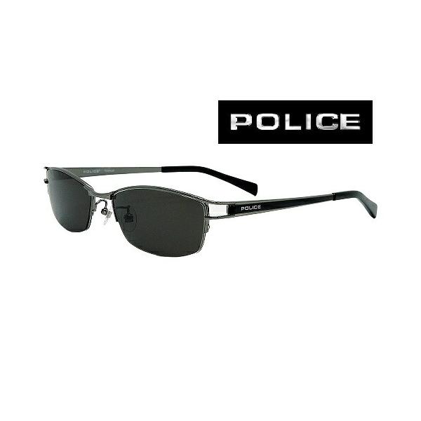 POLICE カスタムサングラス VPL174J-568 SUPERBLACK チタン メンズ レディス あすつく国内正規品
