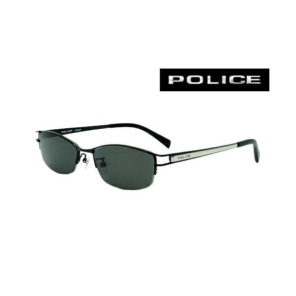 POLICE カスタムサングラス VPL174J-BK3 SUPERBLACK チタン メンズ レディス あすつく国内正規品