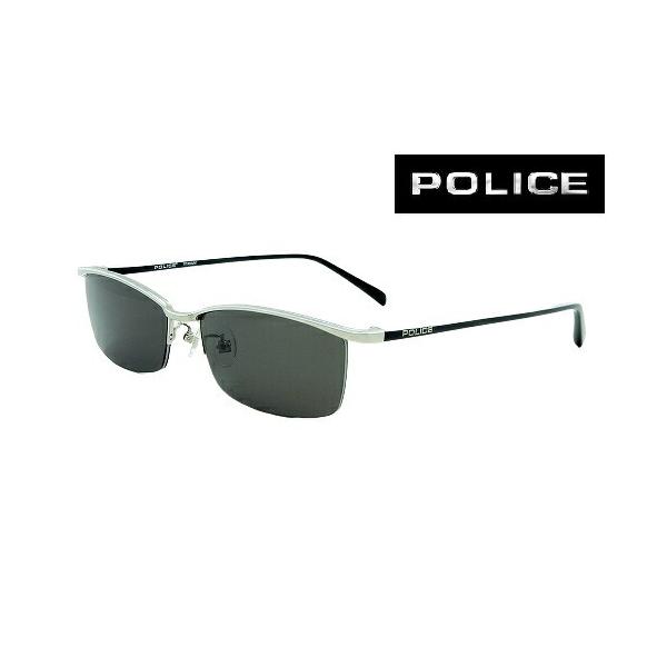 POLICE カスタムサングラス VPLN69J-579 SUPERBLACK チタン メンズ レディス あすつく国内正規品