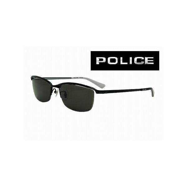POLICE カスタムサングラス VPLD60J-530 SUPERBLACK 2021年NEWモデル 国内正規品  チタン メンズ レディス あすつく