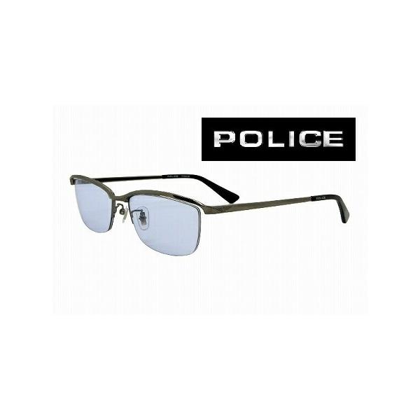 POLICE カスタムサングラス VPLD60J-568 BLUE 2021年NEWモデル 国内正規品 チタン メンズ レディス あすつく