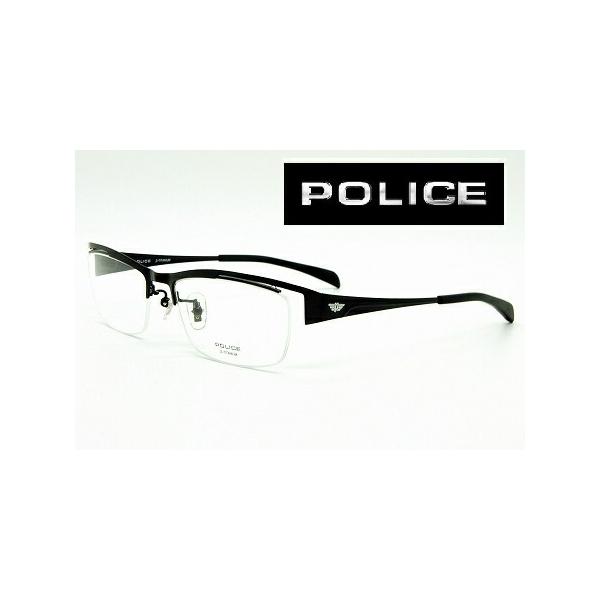 POLICE 眼鏡フレーム VPLD77J-BK3 2020秋モデル チタン 国内正規品 メンズ レディス あすつく