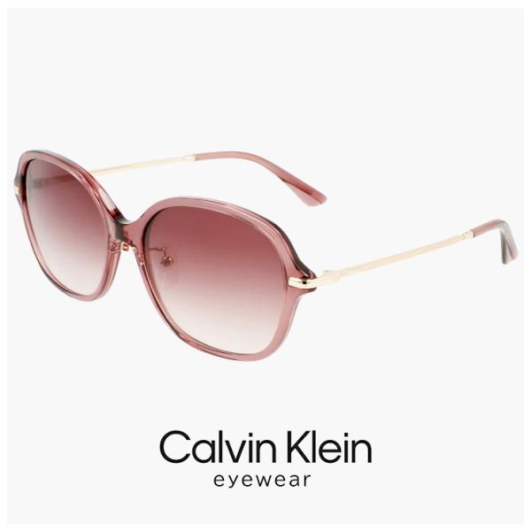レディース カルバンクライン サングラス ck22560slb n 535 57mm calvin klein FEMALE モデル スクエア バタフライ 型 UVカット UV400 紫外線対策